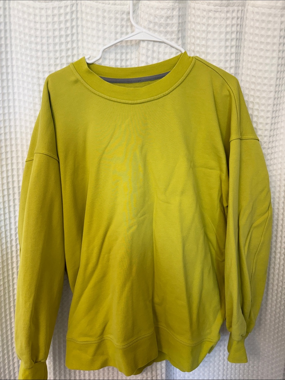 lululemon athletica Kids Lime Green Crewneck Sweatshirt